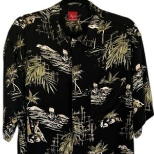 Junction West Black & Green Tropical Print Shirt
Palm Trees & Island Girls L